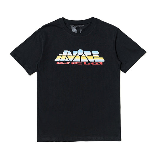 Camiseta de Pareja Cuello Redondo con Escote V Amplio