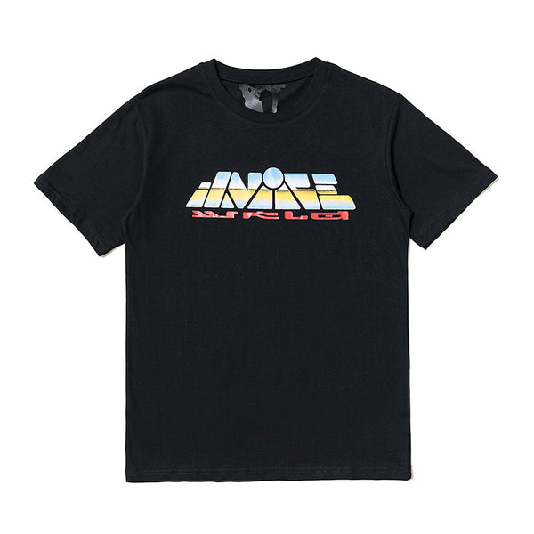 Camiseta de Pareja Cuello Redondo con Escote V Amplio