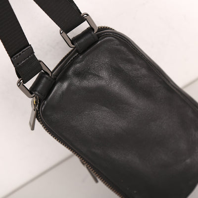 Bolsa de Cuero Cruzada para Hombre - Estilo Oblicuo - Image 14