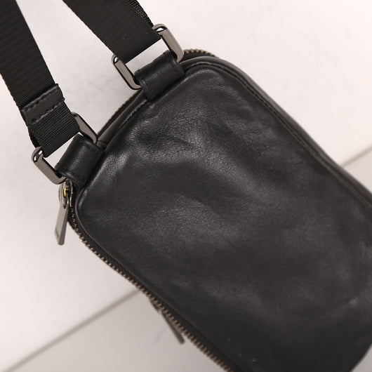 Bolsa de Cuero Cruzada para Hombre - Estilo Oblicuo - Image 14