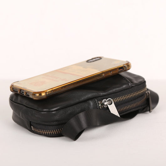 Bolsa de Cuero Cruzada para Hombre - Estilo Oblicuo - Image 15