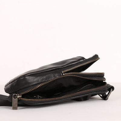 Bolsa de Cuero Cruzada para Hombre - Estilo Oblicuo - Image 17