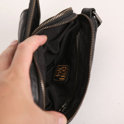 Bolsa de Cuero Cruzada para Hombre - Estilo Oblicuo - Image 18