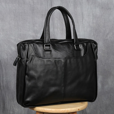Maletín de Cuero Portátil para Hombre - Estilo Ejecutivo - Image 9