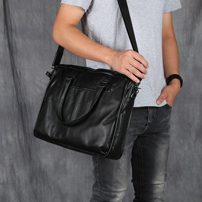 Maletín de Cuero Portátil para Hombre - Estilo Ejecutivo - Image 11