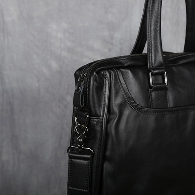 Maletín de Cuero Portátil para Hombre - Estilo Ejecutivo - Image 12