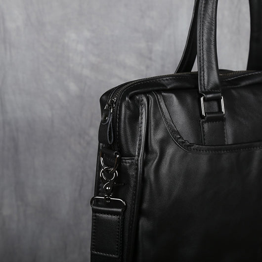 Maletín de Cuero Portátil para Hombre - Estilo Ejecutivo - Image 12