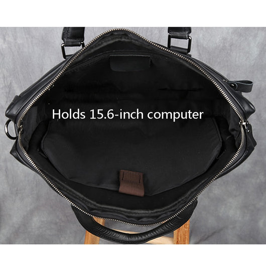 Maletín de Cuero Portátil para Hombre - Estilo Ejecutivo - Image 13