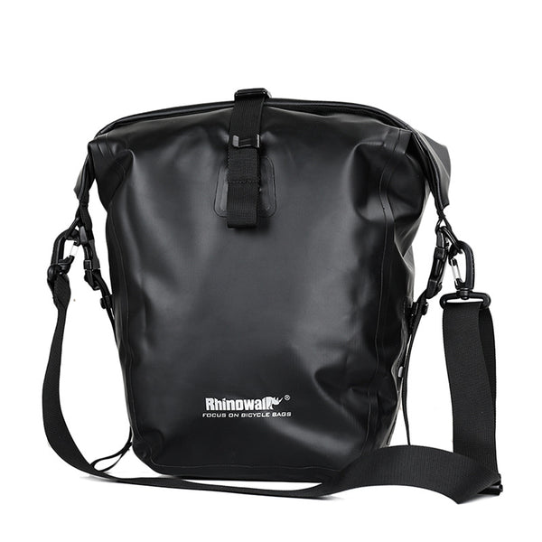 Juego de Alforjas Impermeables para Bicicleta - Canasta Delantera y Mochila Trasera