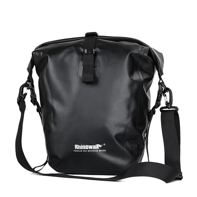 Juego de Alforjas Impermeables para Bicicleta - Canasta Delantera y Mochila Trasera
