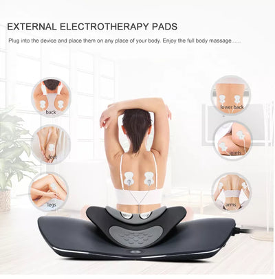 Dispositivo de Tracción Cervical y Masajeador Multizona para Cuello, Espalda y Cintura - Image 20