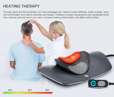 Dispositivo de Tracción Cervical y Masajeador Multizona para Cuello, Espalda y Cintura - Image 18