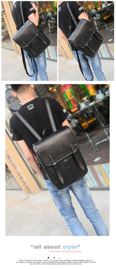 Mochila de Viaje para Hombre Estilo Retro con Gran Capacidad - Image 8