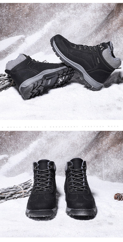 Zapatos de Trabajo Británicos Plus Velvet con Suela Reforzada para Hombre - Image 5