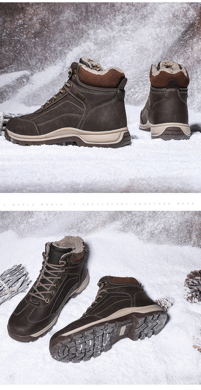 Zapatos de Trabajo Británicos Plus Velvet con Suela Reforzada para Hombre - Image 3