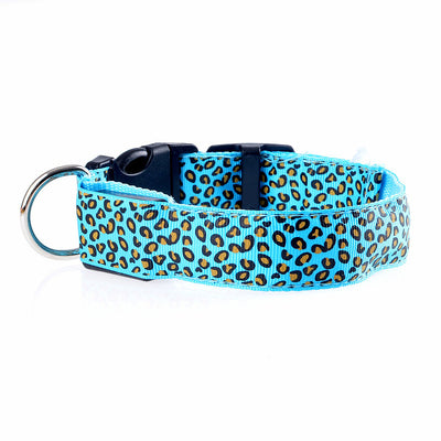 Collar LED Ajustable para Perros con Diseño Leopardo - Seguridad Nocturna - Image 61