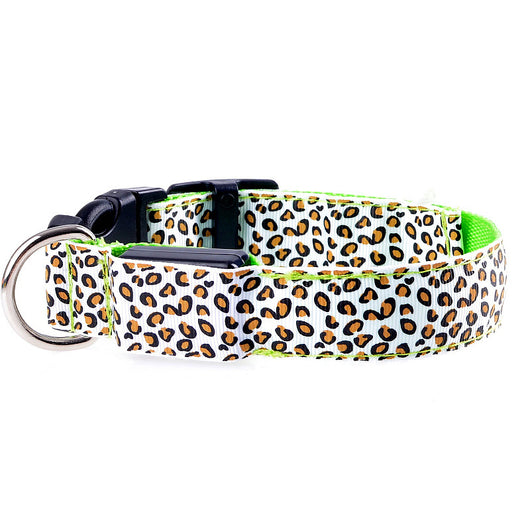 Collar LED Ajustable para Perros con Diseño Leopardo - Seguridad Nocturna - Image 60