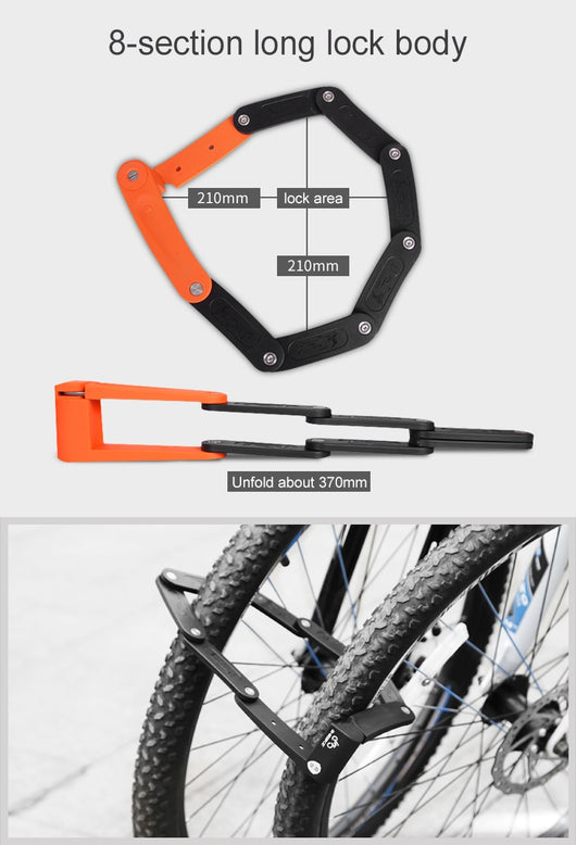 Candado de Bicicleta de Montaña INBIKE - Seguridad Premium - Image 13