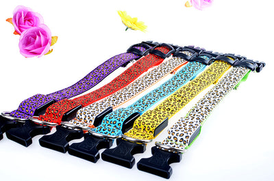 Collar LED Ajustable para Perros con Diseño Leopardo - Seguridad Nocturna - Image 55