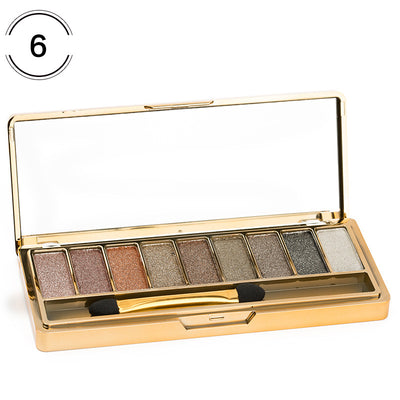 Paleta de Sombras 9 Colores Mate y Brillante - Maquillaje Nude Profesional - Image 16