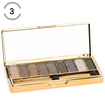 Paleta de Sombras 9 Colores Mate y Brillante - Maquillaje Nude Profesional - Image 13