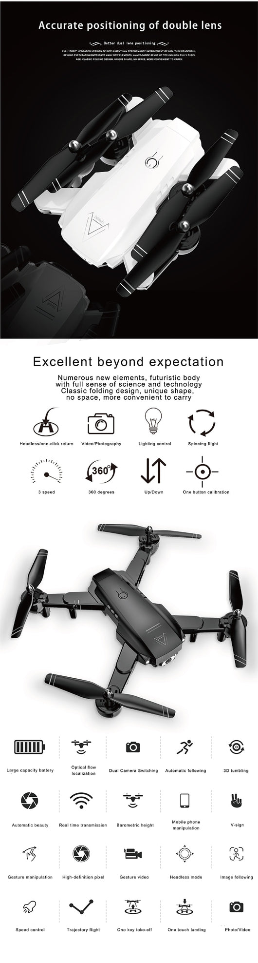 Dron Plegable L103 - Image 8