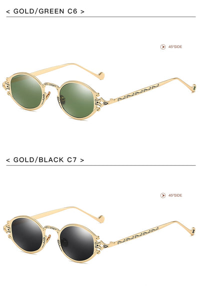 Gafas de Sol Steampunk Hip Hop Retro - Image 11