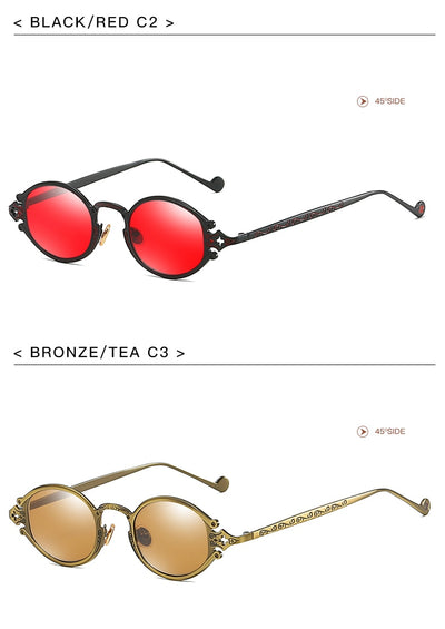 Gafas de Sol Steampunk Hip Hop Retro - Image 9