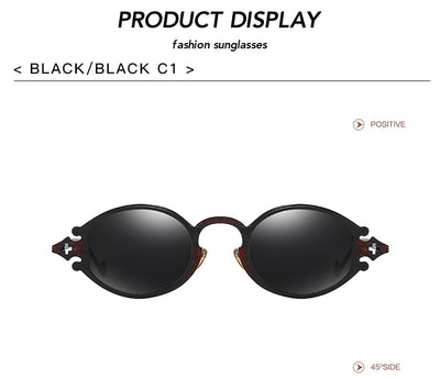 Gafas de Sol Steampunk Hip Hop Retro - Image 7