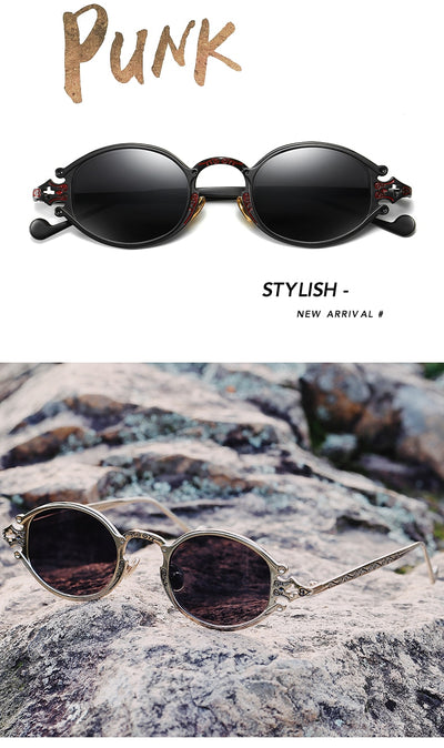 Gafas de Sol Steampunk Hip Hop Retro - Image 4