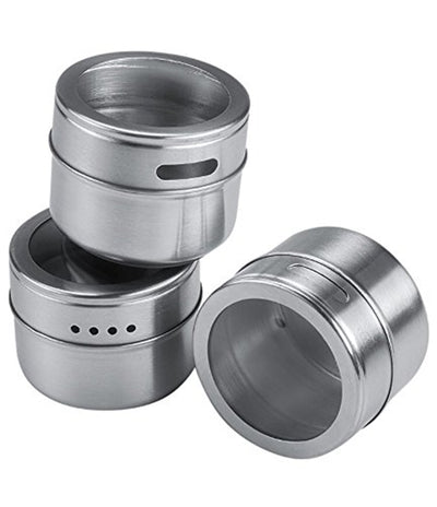 Frasco de Especias de Acero Inoxidable con Visor Transparente - Image 28