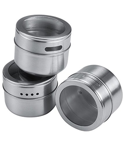 Frasco de Especias de Acero Inoxidable con Visor Transparente - Image 28