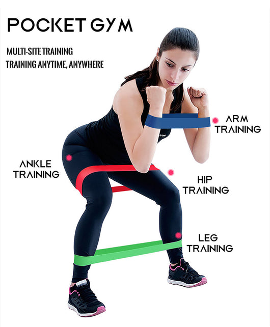 Bandas Elásticas de Resistencia 5 Niveles para Yoga y Entrenamiento - Image 18