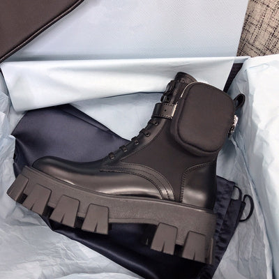 Botas Martin Británicas de Cuero con Suela Gruesa y Caña Alta - Image 18