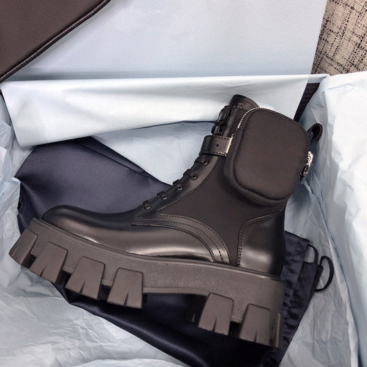 Botas Martin Británicas de Cuero con Suela Gruesa y Caña Alta - Image 18