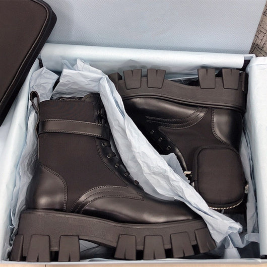 Botas Martin Británicas de Cuero con Suela Gruesa y Caña Alta - Image 16