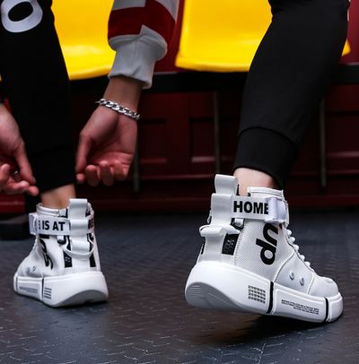 Zapatillas Deportivas Altas para Hombre Talla Grande Estilo Hip-Hop - Image 2