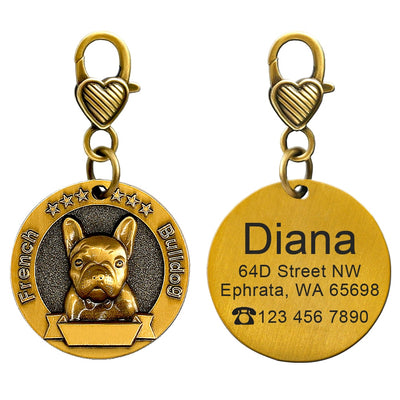 Placa de Identificación para Perros Grabada en Metal - Antiloss - Image 22