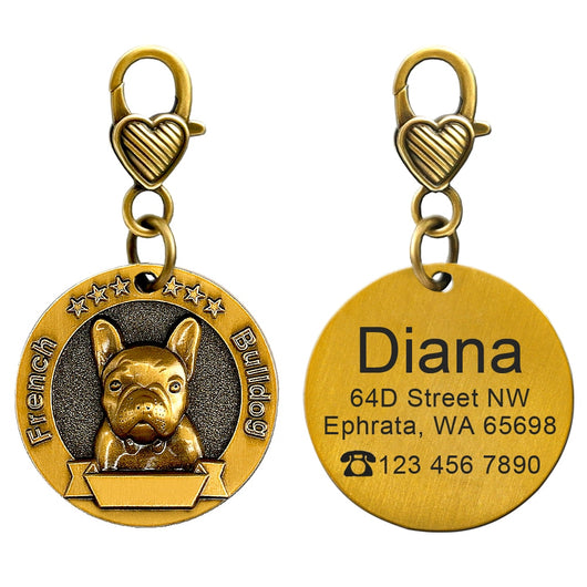 Placa de Identificación para Perros Grabada en Metal - Antiloss - Image 22