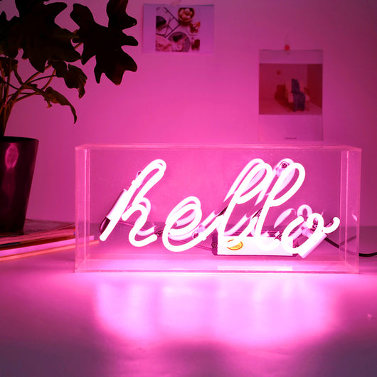 Lámpara Decorativa Neon Retro con Tubo de Vidrio y Base de Hierro - Image 5