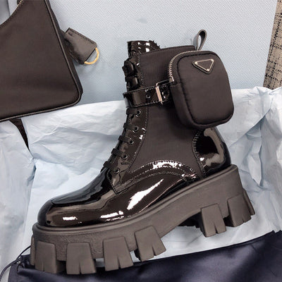 Botas Martin Británicas de Cuero con Suela Gruesa y Caña Alta - Image 13