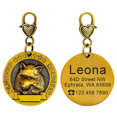 Placa de Identificación para Perros Grabada en Metal - Antiloss - Image 21