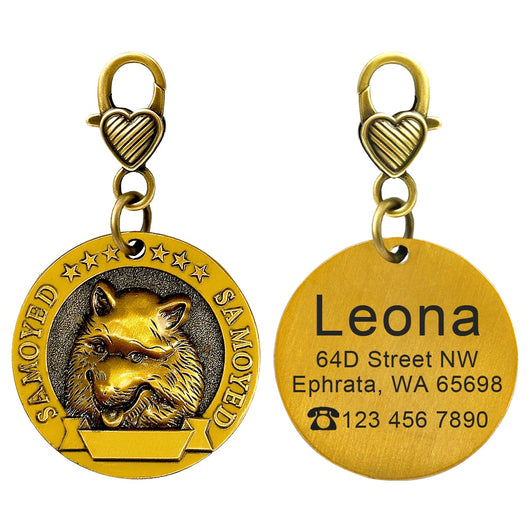 Placa de Identificación para Perros Grabada en Metal - Antiloss - Image 21