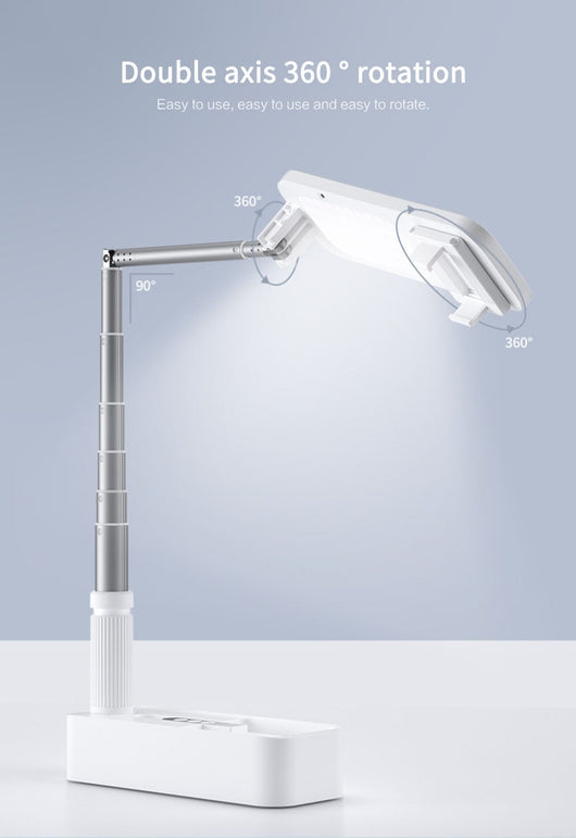 Soporte Selfie Portátil con Luz LED y Control Bluetooth Plegable - Image 14