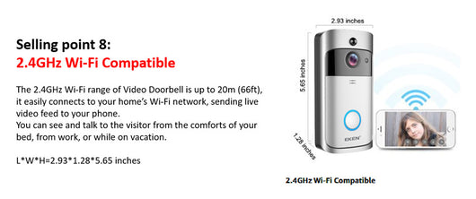 Timbre Inteligente WiFi con Video y Seguridad Inalámbrica - Image 49