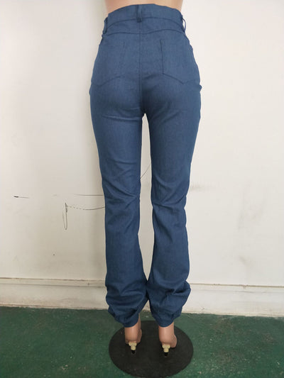 Pantalones de Mezclilla Clásicos de Corte Recto - Image 24