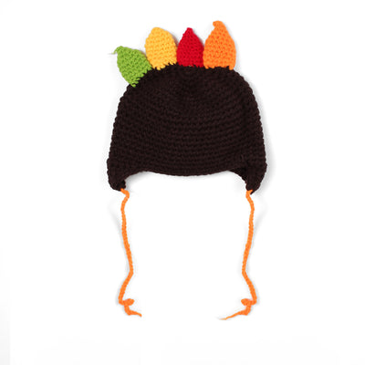 Gorro Tejido a Mano con Diseño de Pavo para Acción de Gracias - Image 12