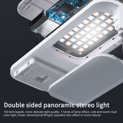 Soporte Selfie Portátil con Luz LED y Control Bluetooth Plegable - Image 13