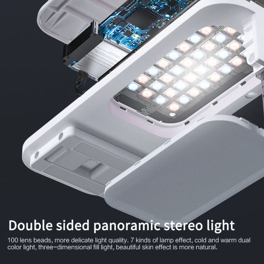 Soporte Selfie Portátil con Luz LED y Control Bluetooth Plegable - Image 13