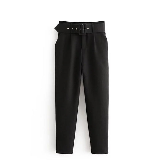 Pantalones Cintura Ajustable Estilo Europeo y Americano para Mujer - Image 11